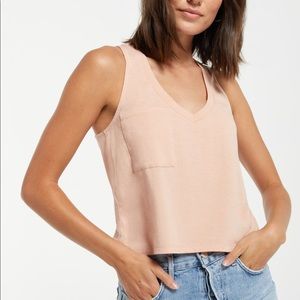 Skimmer Pocket Tank | Soft Peach